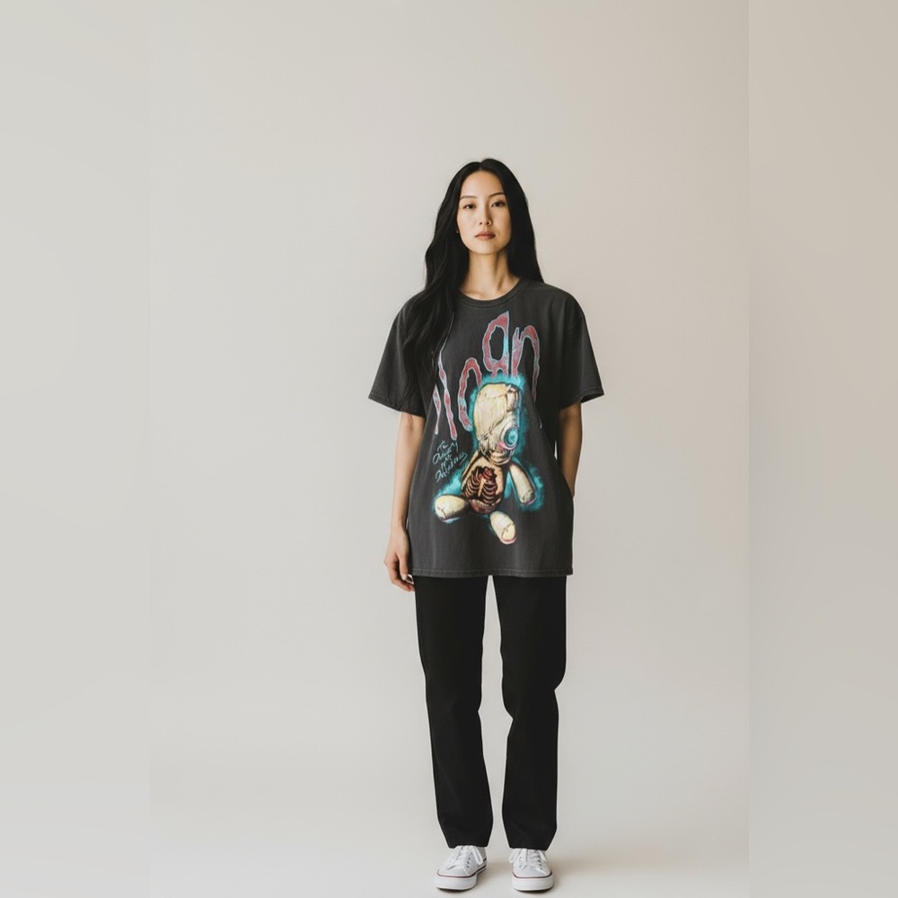 KORN The Serenity Of Suffering Vintage Graphic Band Short Sleeve Tee